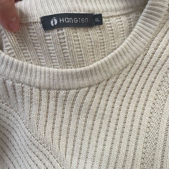 Vintage Aussie Scottish fisherman cream cable knit sweater - Picture 2 of 3